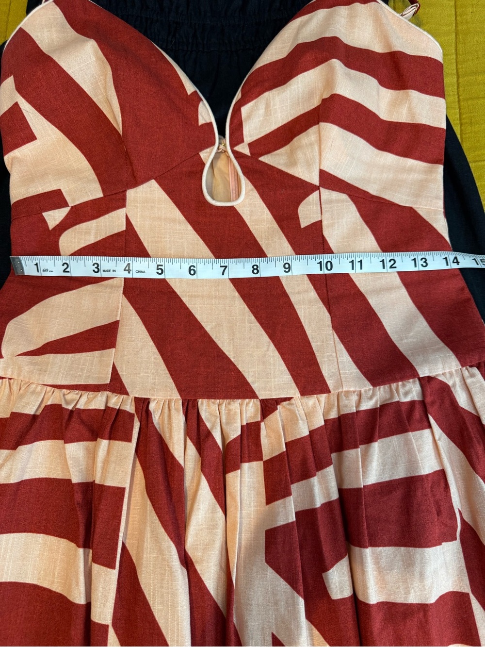 Mon Renn 100% cotton drop-waist maxi dress size XS - Picture 7 of 9